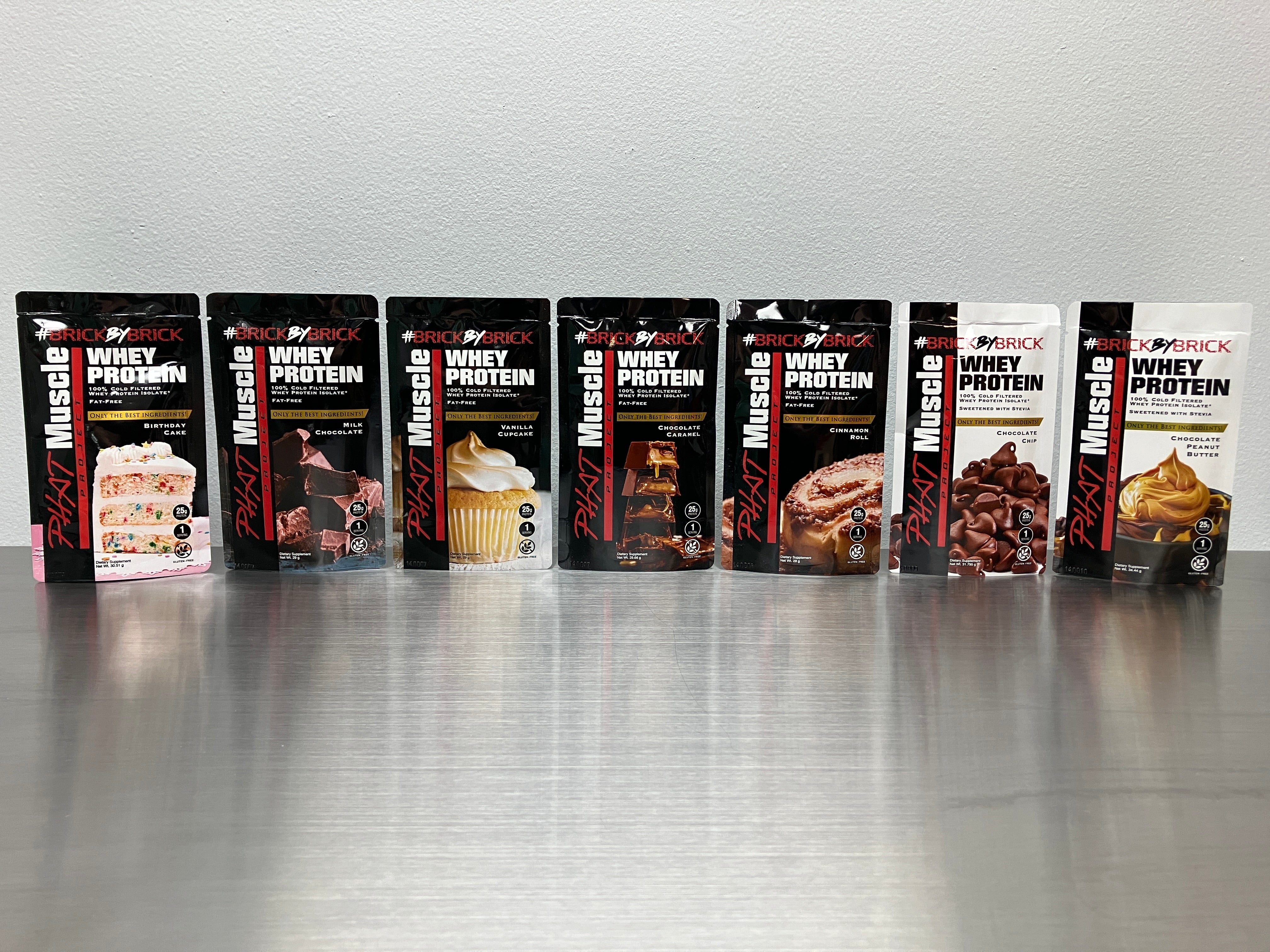 BrickbyBrick Whey Isolate Variety Pack (All 7 flavors
