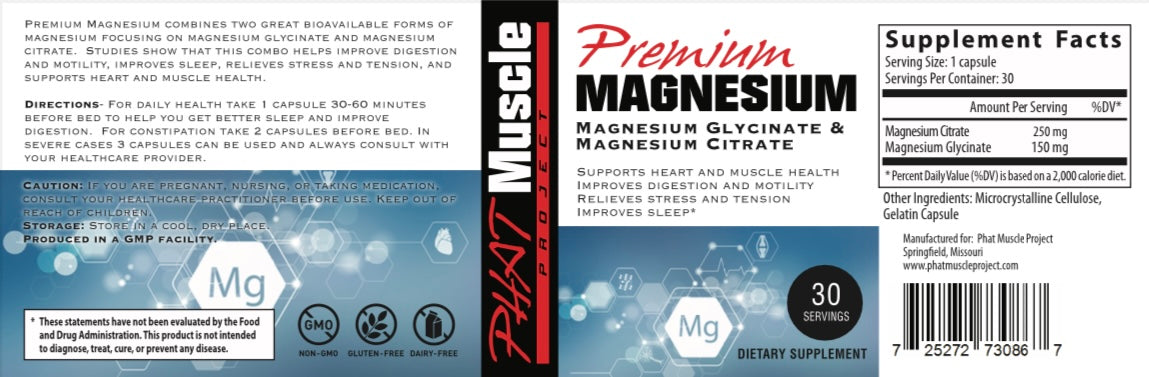 Premium Magnesium – PhatMuscleProject