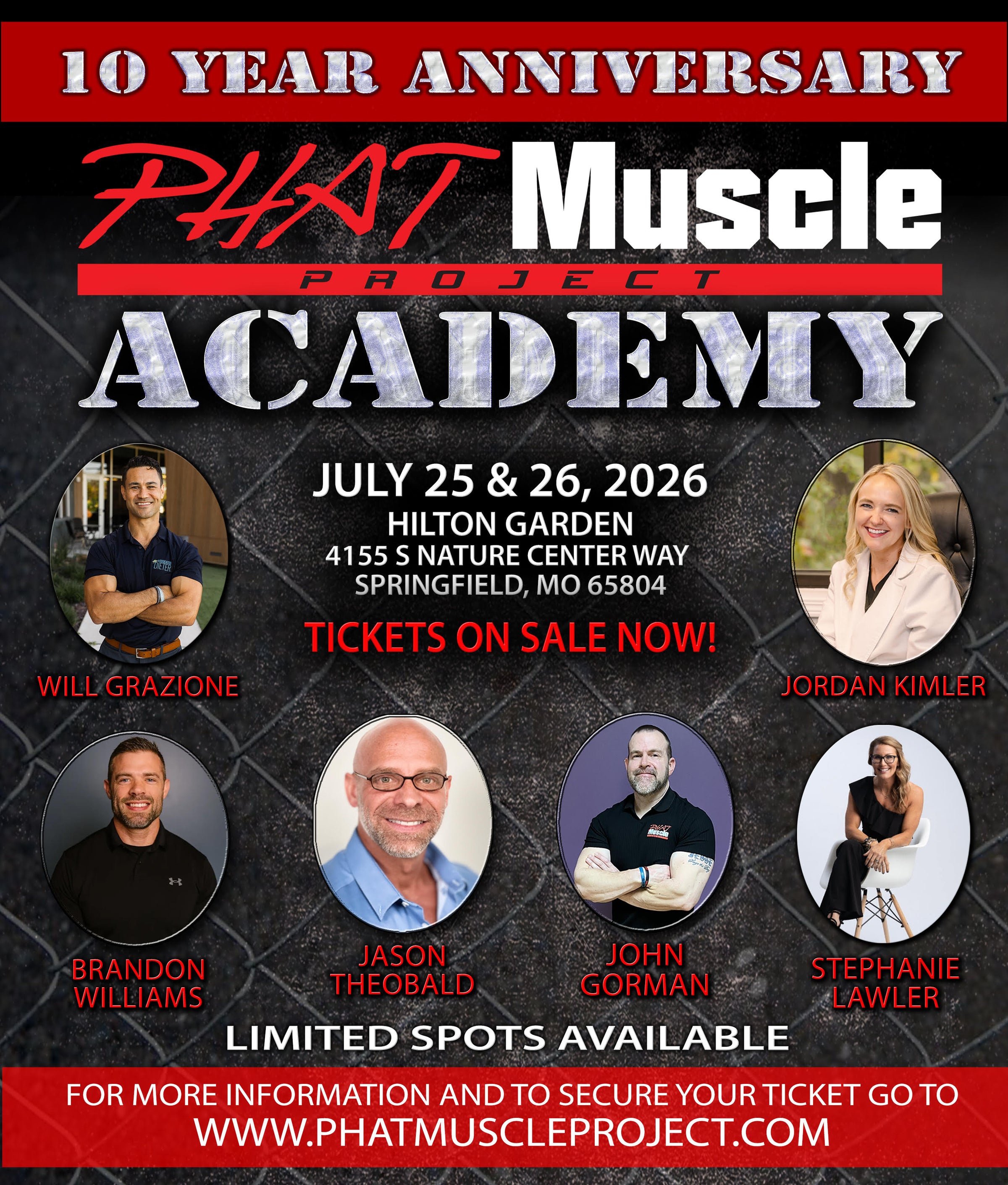 Phat Muscle Academy 10 Year Anniversary Event