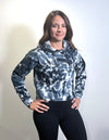 Women's Tie-Dyed Cropped Hooded Sweatshirt - **PRE-ORDER ONLY**
