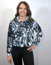Women's Tie-Dyed Cropped Hooded Sweatshirt - **PRE-ORDER ONLY**