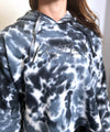 Women's Tie-Dyed Cropped Hooded Sweatshirt - **PRE-ORDER ONLY**
