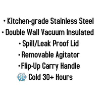 Ice Shaker Bottle: 26oz