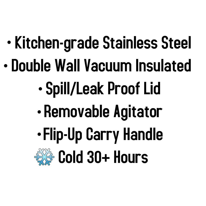 Ice Shaker Bottle: 26oz