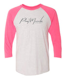 Phat Muscle Unisex Triblend Three-Quarter Sleeve Baseball T-shirt